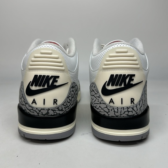USED Men’s Nike Air Jordan 3 Retro 'White Cement Reimagined' DN3707-100 No Box - Picture 5 of 7